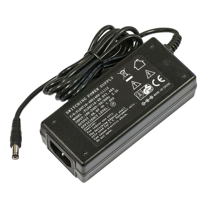 MikroTik 48POW strujni adapter 48 V 1,46 A 70 W, s IEC kablom