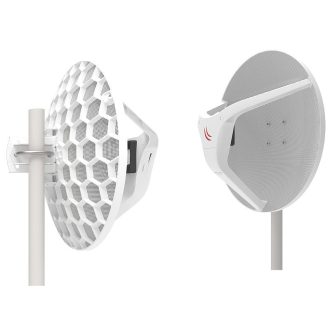 Mikrotik RBLHGG-60ad kit (Wireless Wire Dish), 2× LHGG-60ad za 60Ghz link, 60GHz antena, 802.11ad, 716MHz CPU, 256MB RAM, 1xGLAN, RouterOS L3, POE, PSU