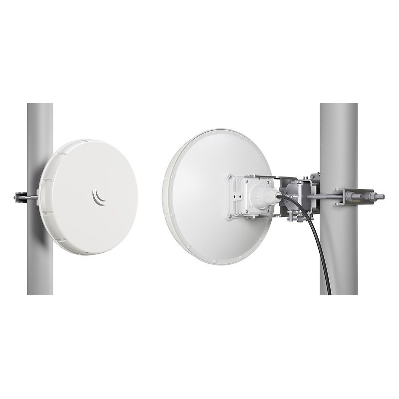 Mikrotik Wireless Wire nRAYG-60ad (2×LHGG-60ad za 60Ghz link), 60GHz antena, 802.11ad, two core 1.2GHz CPU, 256MB RAM, 1xG-LAN, RouterOS L3, POE, PSU