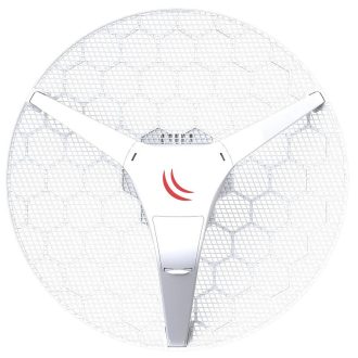 Mikrotik RBLHG-5nD-3 (LHG 5), Dual Chain 5Ghz 802.11an, 24.5dBi antena, 600MHz CPU, 64MB RAM, 1x LAN, POE, PSU, RouterOS L3 – BULK