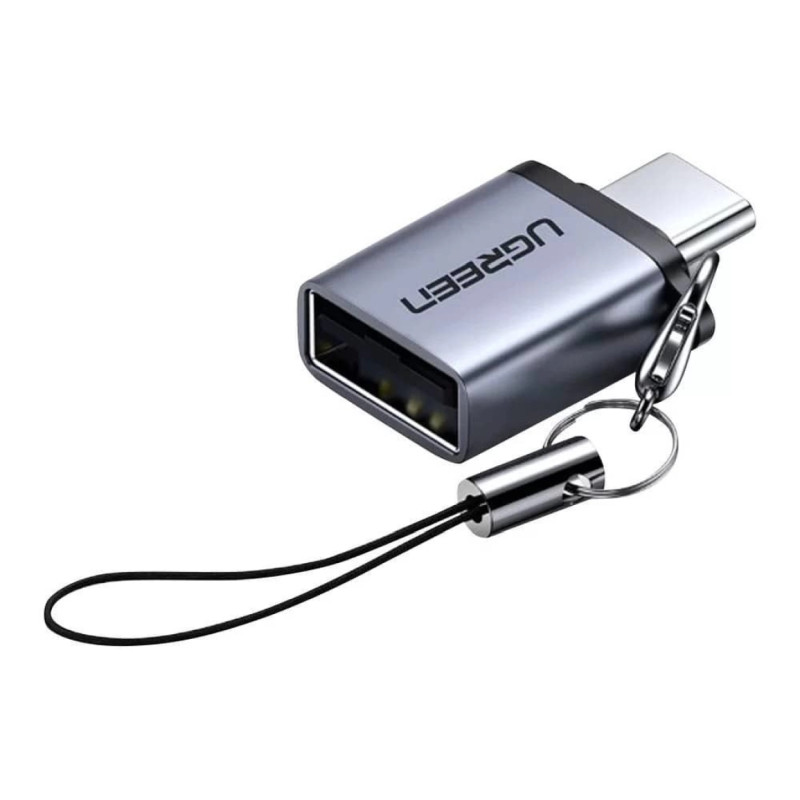 UGREEN adapter USB-C 3.1 (M) na USB 3.0 A (Ž) OTG, sivi