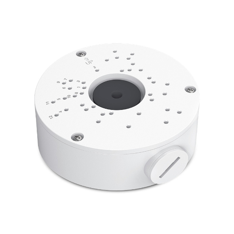 TP-Link VIGI VJB-300 razvodna kutija za mrežne kamere, aluminijska, vodootporna, za zidnu ili stropnu montažu, 125 × 130,47 × 45,7 mm, bijela