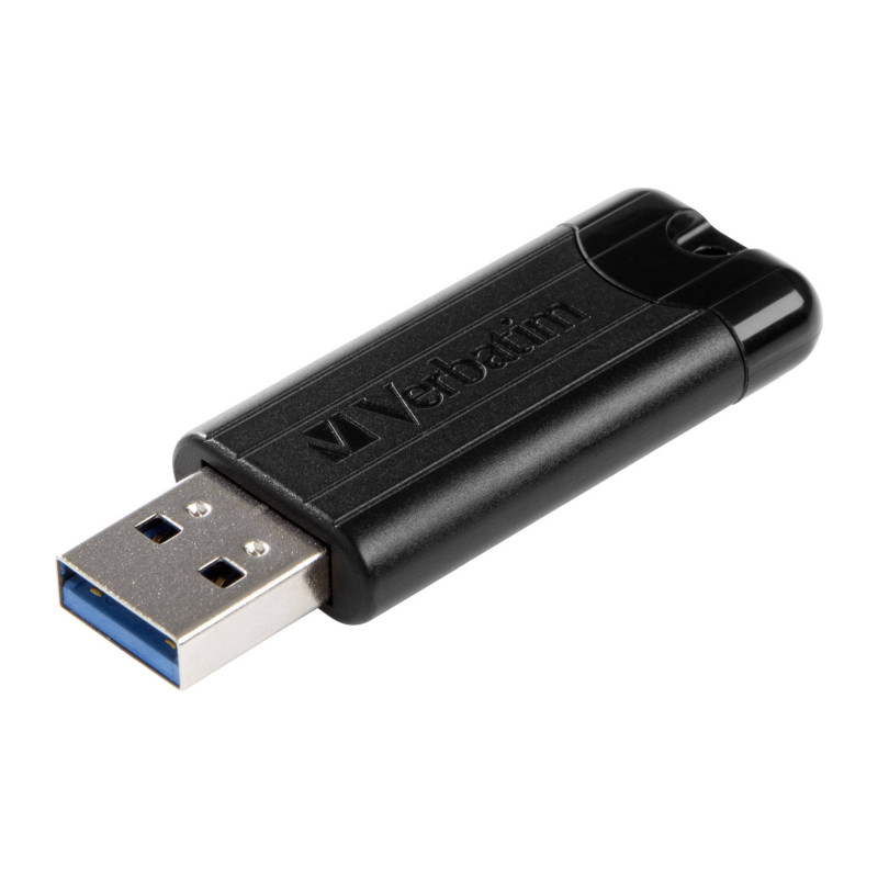 Verbatim PinStripe 64GB USB3.2 Gen1, crni