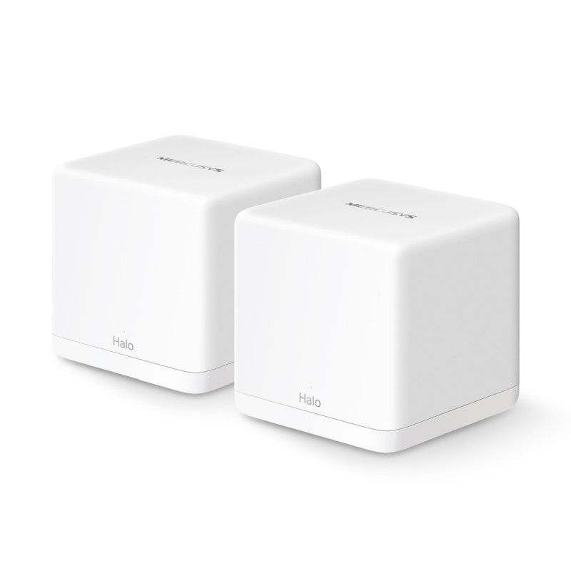 Mercusys Halo H60X(2-pack) AX1500 Whole Home Mesh WiFi 6, Dual-Band 300Mbps/1201Mbps (2.4GHz/5GHz), 802.11ax/ac/n/a 2.4 GHz – 802.11n/b/g 5 GHz, 5×G-LAN/WAN, Mercusys app