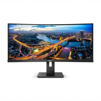 Philips 34″ 346B1C/00 WQHD (3440×1440) zakrivljeni VA, 100Hz, 21:9, 5ms, 300cd/m2, 3000:1, HDMI/DP, 4×USB-A, 1xUSB-C, MultiView, zvučnici, crni
