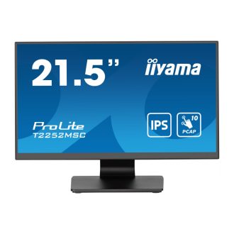 IIYAMA 22″ T2252MSC-B2 Touchscreen FHD (1920×1080) IPS, 16:9, 5ms, 250 cd/m2, 1000:1, HDMI/DP, 2×USB-A, zvučnici, crni