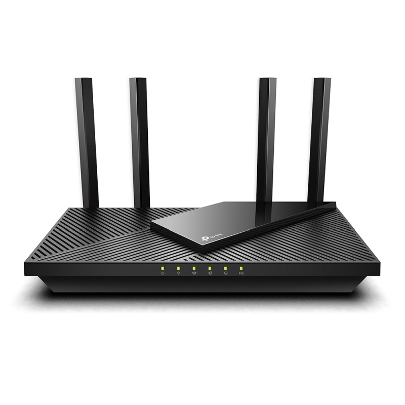 TP-Link AX3000 Archer AX55 bežični usmjerivač (Dual-Band Router Wi-Fi 6) 574Mbps/2402Mbps (2.4GHz/5GHz), 802.11ax/a/b/g/n/ac, 1×G-WAN, 4×G-LAN, USB3.0, 4×fiksne antene