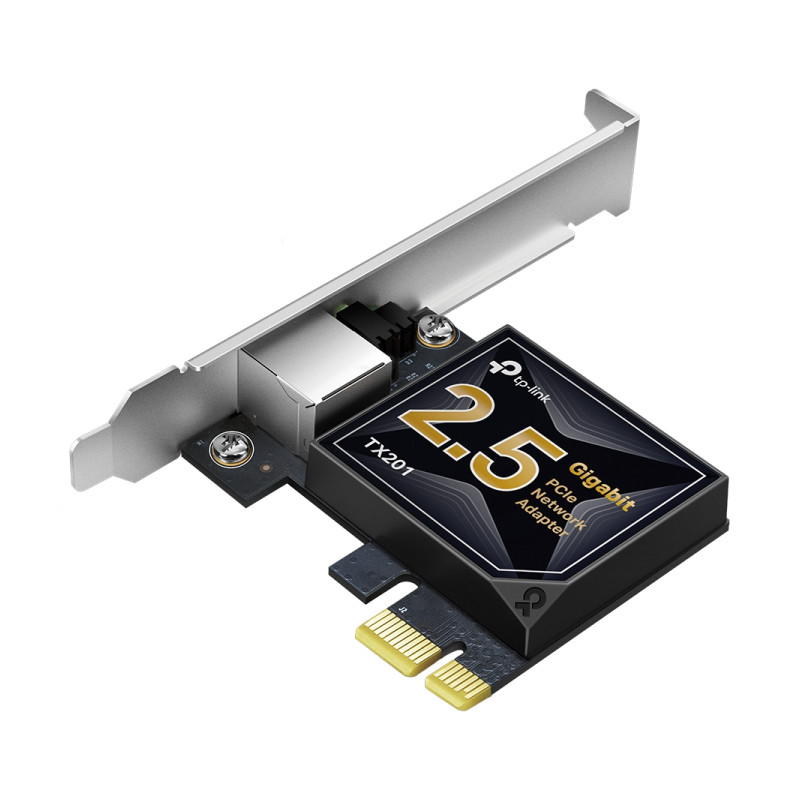 TP-Link TX201 2.5 Gigabit PCIe mrežna kartica, 2.5Gbps, RJ45, Wake on LAN, Low-Profile