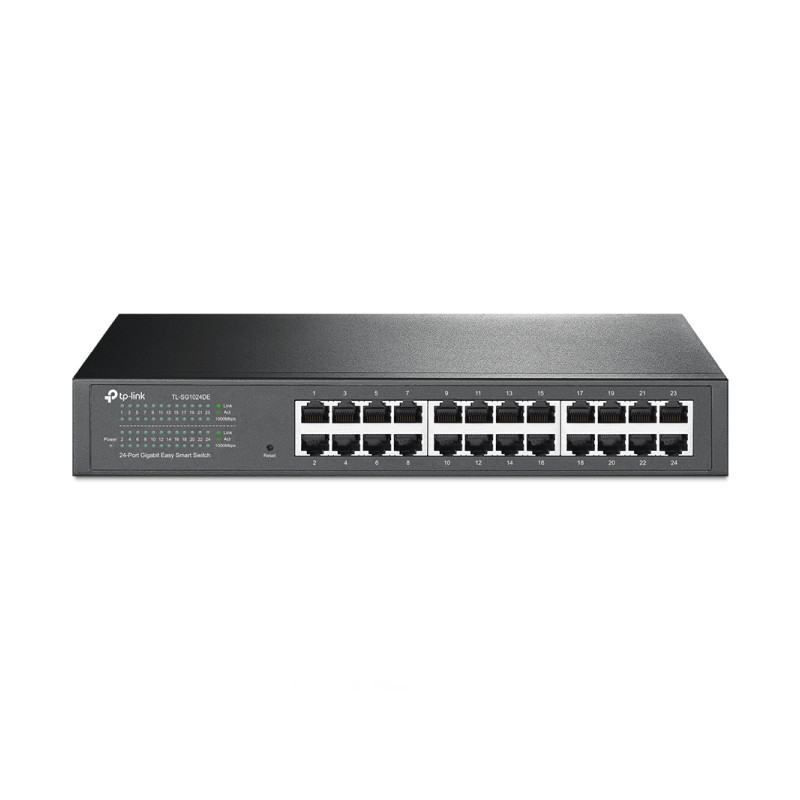 TP-Link TL-SG1024DE Easy Smart mrežni preklopnik, 24× Gigabit RJ45, VLAN, QoS, upravljanje putem web sučelja