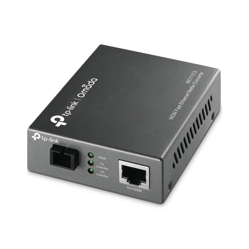 TP-Link 100M WDM optički pretvarač, 10/100M RJ45 u 100M Single-mode SC, Full-duplex,Tx:1550nm, Rx:1310nm, do 20km