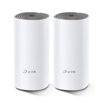 TP-Link AC1200 Deco E4 (2 pack) Mesh Wi-Fi, Dual-Band 300Mbps/867Mbps (2.4GHz/5GHz), 2×LAN, 2×interna antena, Deco App