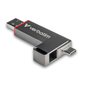 Verbatim Dual QuickStick 512GB, USB-C & USB-A, USB 3.2 Gen 1, 550/500 MB/s