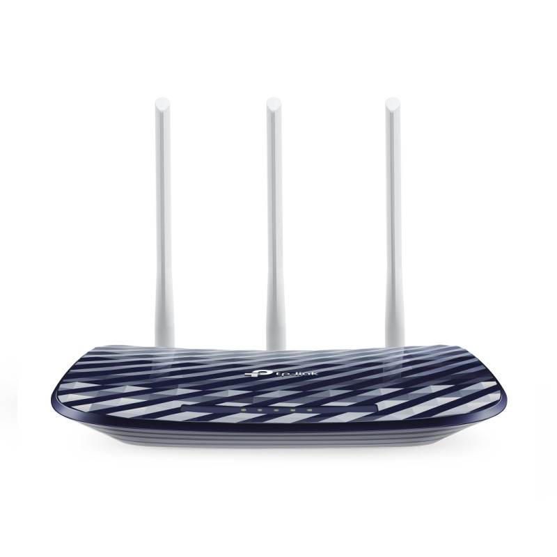TP-Link AC750 Archer C20 bežični usmjerivač (Dual-Band Router) 300Mbps/433Mbps (2.4GHz/5GHz), 802.11a/b/g/n/ac, 1×WAN, 4×LAN, WPS, 3×fiksna antena