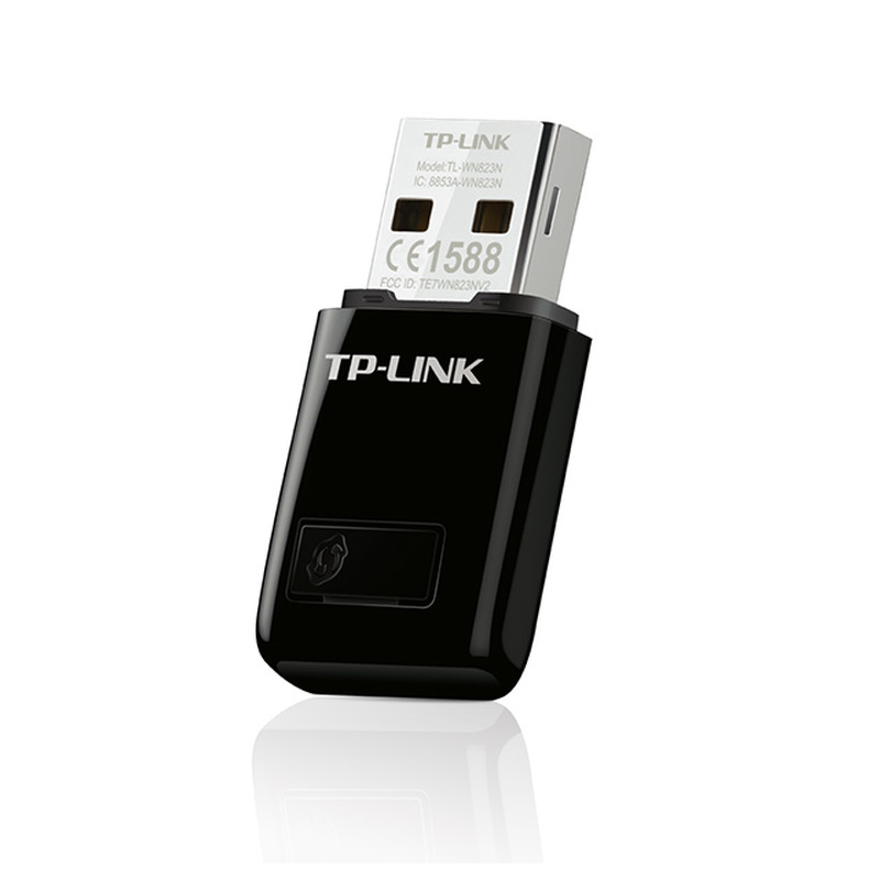 TP-Link TL-WN823N Mini Wireless N USB Wi-Fi adapter, 300Mbps, MIMO, WPS, SoftAP