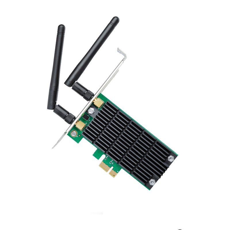 TP-Link Archer T4E AC1200 dvopojasni Wi-Fi PCI Express adapter, 867Mbps 5GHz + 300Mbps 2,4GHz, 2×2 MIMO, dvije odvojive antene