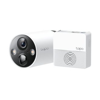 TP-Link Tapo C420S1 kamera + Tapo H200 hub 2K QHD, H.264, Full-Color Night Vision, microSD, 2×Spotlights, dvosmjerni audio, detekcija pokreta, vodootporna IP65, Wi-Fi, Tapo app