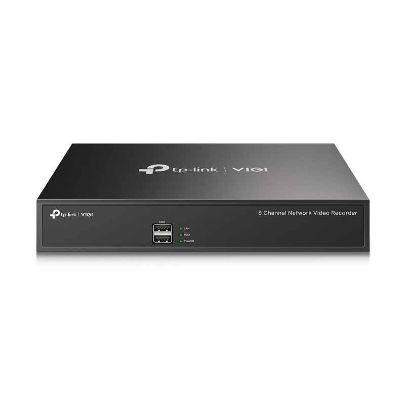 TP-Link VIGI NVR1008H mrežni video snimač, 8 kanala, do 5MP, H.265+, 1× SATA do 10TB, HDMI/VGA, 2× USB 2.0