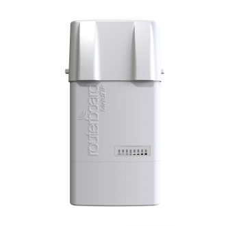Mikrotik RB912UAG-5HPnD-OUT, BaseBox 5, 600Mhz CPU, 64MB RAM, 1xG-LAN, USB, miniPCIe, 5Ghz 802.11a/n 2×2 chain, 2× RP-SMA, RouterOS L4, vanjsko kućište, POE, PSU