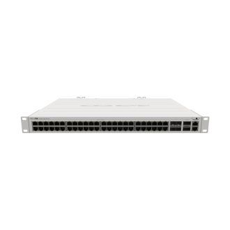 Mikrotik Cloud Router Switch CRS354-48G-4S+2Q+RM, 48×G-LAN RJ45, 4×10G SFP+, 2×40G QSFP+, RouterOS L5, 1U rackmount , Dual redundant PSU