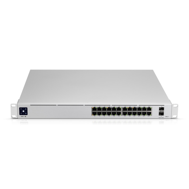 Ubiquiti UniFi Managed 24-port Gigabit Switch, 16-port PoE+, 2×SFP, Rackmount, 95W (USW-24-PoE Gen2)
