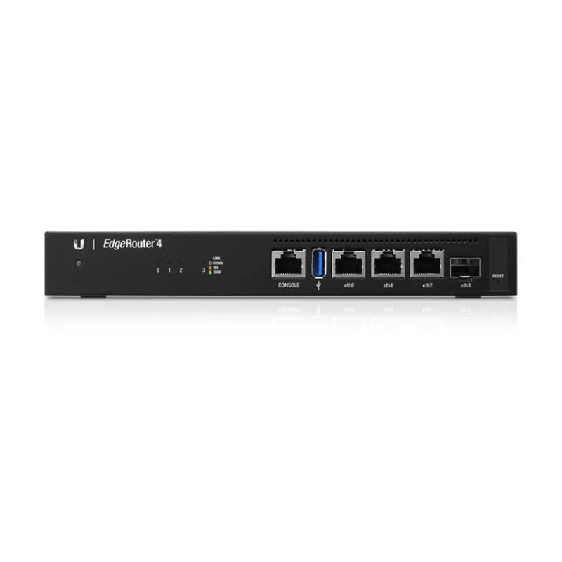 Ubiquiti EdgeRouter 4 ER-4 usmjerivač, 3x Gigabit RJ45, 1x Gigabit SFP
