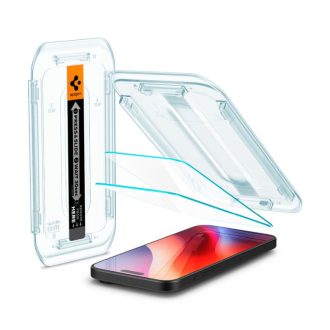 Spigen Glass tR EZ Fit 2 Pack, transparency – iPhone 17/16 Pro Max (AGL07907)