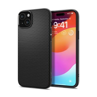 Spigen Liquid Air, zaštitna maska za telefon, mat crna – iPhone 15 (ACS06790)