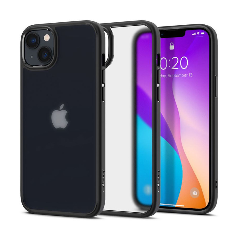 Spigen Ultra Hybrid, zaštitna maska za telefon, frost black – iPhone 14 Plus (ACS04901)