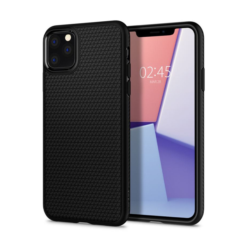 Spigen Liquid Air, zaštitna maska za telefon, crna – iPhone 11 Pro