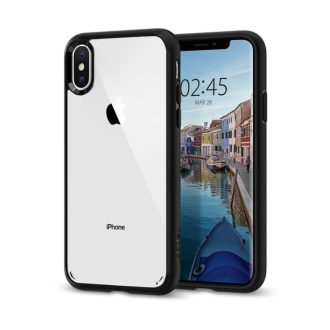 Spigen Ultra Hybrid, zaštitna maska za telefon, mat crna – iPhone XS/X