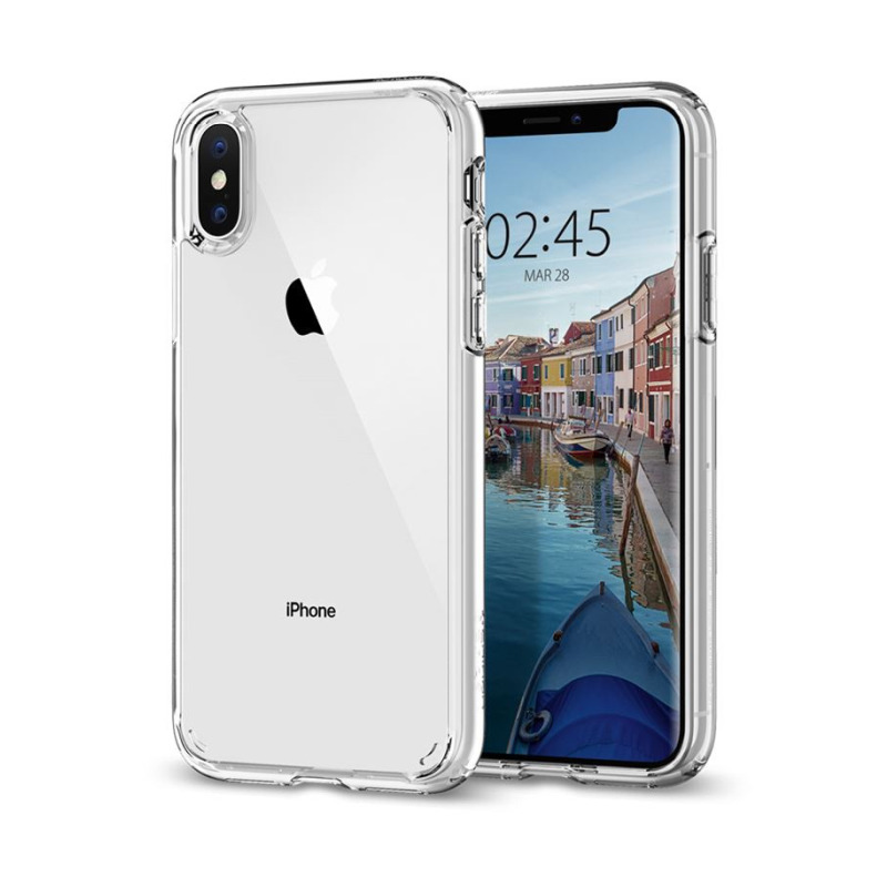 Spigen Ultra Hybrid, zaštitna maska za telefon, kristalno prozirna – iPhone XS/X