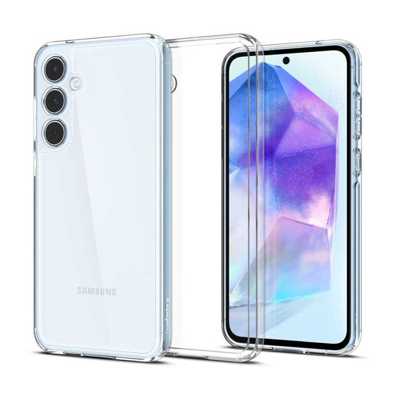 Spigen Ultra Hybrid, crystal clear – Samsung Galaxy A55