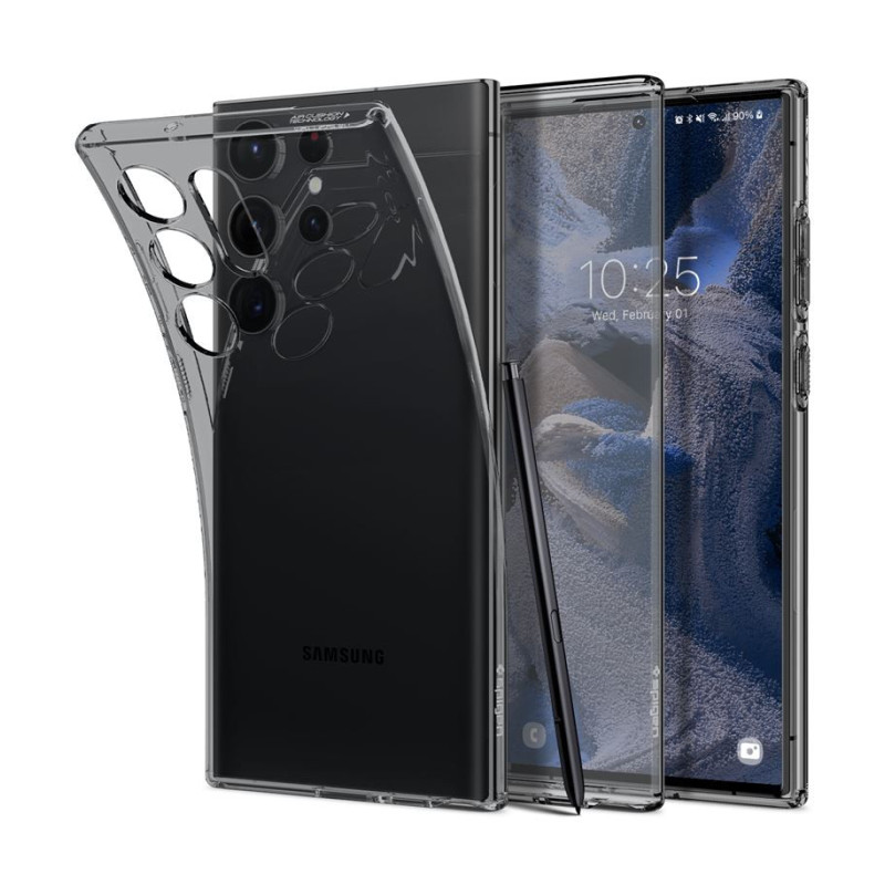 Spigen Liquid Crystal, zaštitna maska za telefon, space – Samsung Galaxy S23 Ultra (ACS05611)