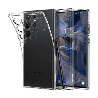 Spigen Liquid Crystal, zaštitna maska za telefon, prozirna – Samsung Galaxy S23 Ultra