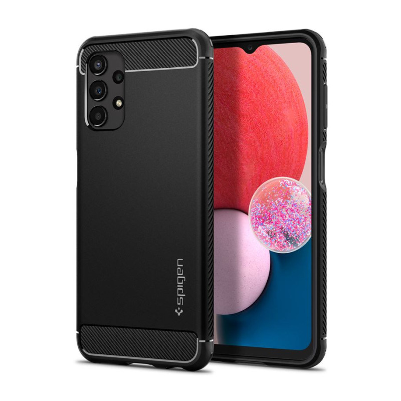 Spigen Rugged Armor, zaštitna maska za telefon, crna – Samsung Galaxy A13