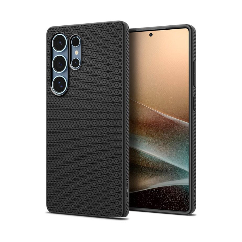 Spigen Liquid Air, matte black – Samsung Galaxy S25 Ultra (ACS08953)