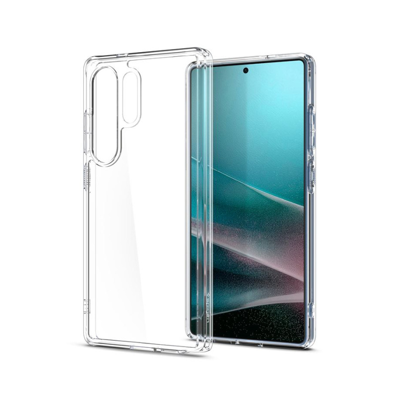 Spigen Ultra Hybrid, crystal clear – Samsung Galaxy S25 Ultra (ACS08961)