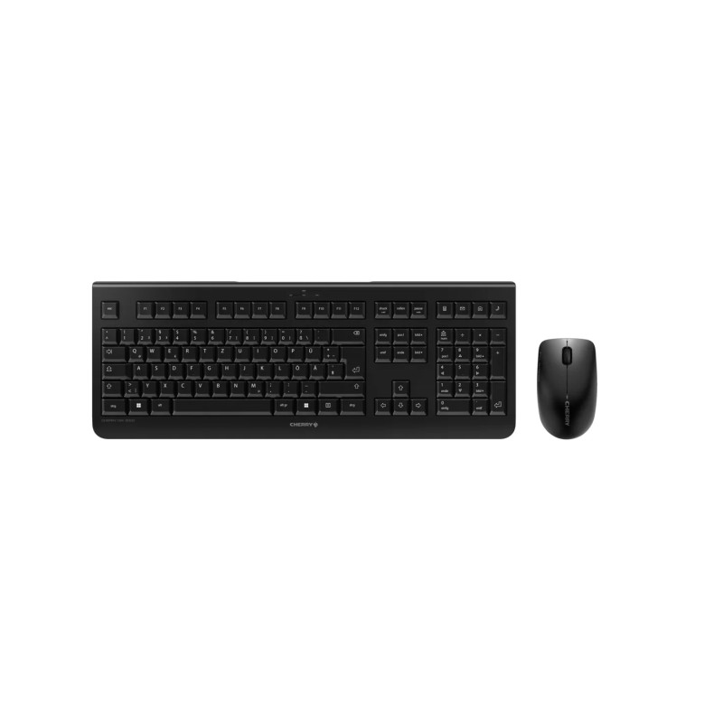 Cherry DW 3000 bežična tipkovnica + miš, crna