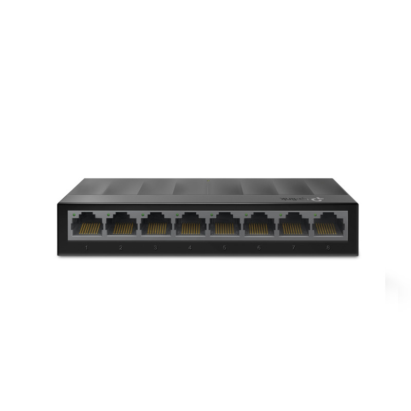 TP-Link LS1008G neupravljivi Gigabit mrežni preklopnik, 8× 10/100/1000Mbps RJ45, Auto-MDI/MDIX, bez ventilatora