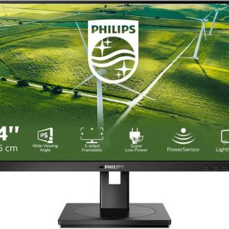 Philips 24″ 242B1G/00 FHD (1920×1080) IPS , Pivot, 75Hz, 4ms, VGA/DVI-D/HDMI/DP, 4×USB3.2/USB-B, zvučnici, crni