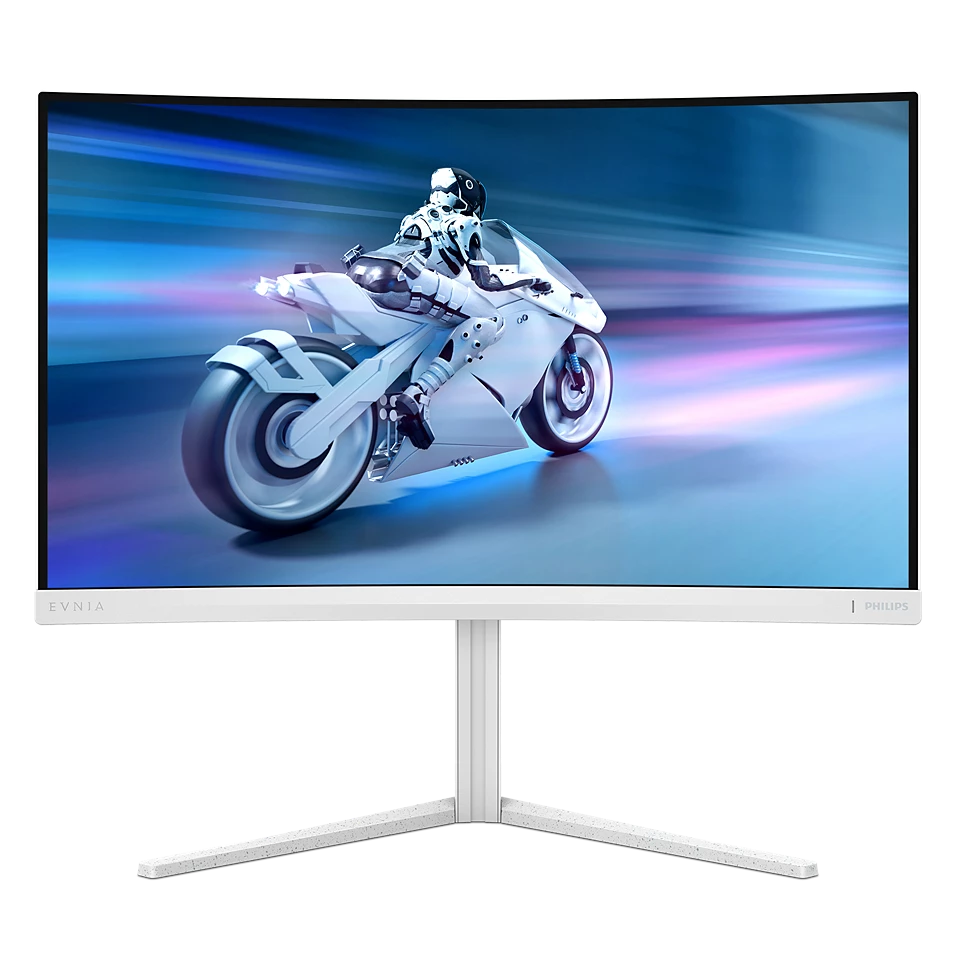 Philips 27″ 27M2C5501/00 QHD (2560×1440) VA zakrivljeni, 180Hz, 0.5ms, 300cd/m2, 5000:1, 2×HDMI/DP, HAS, HDR, Ambiglow, bijeli