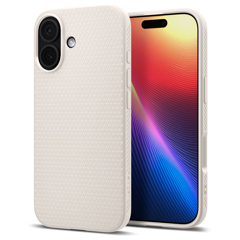 Spigen Liquid Air, natural titanium – iPhone 17 (ACS10372)
