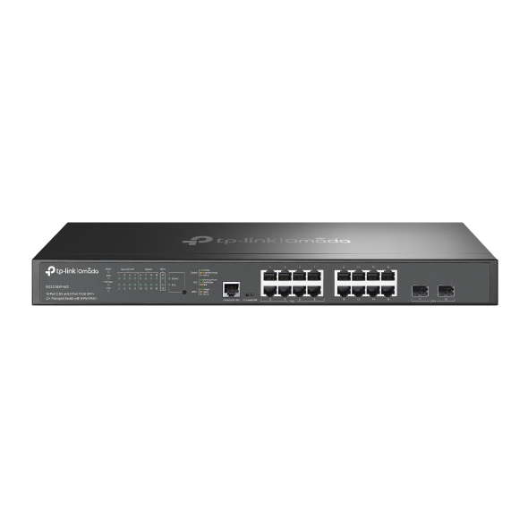 TP-Link Omada SG3218XP-M2 V2 upravljivi mrežni preklopnik, 16× 2.5G RJ45 PoE, 2× 10G SFP+, PoE++/PoE+, 240W, Omada SDN