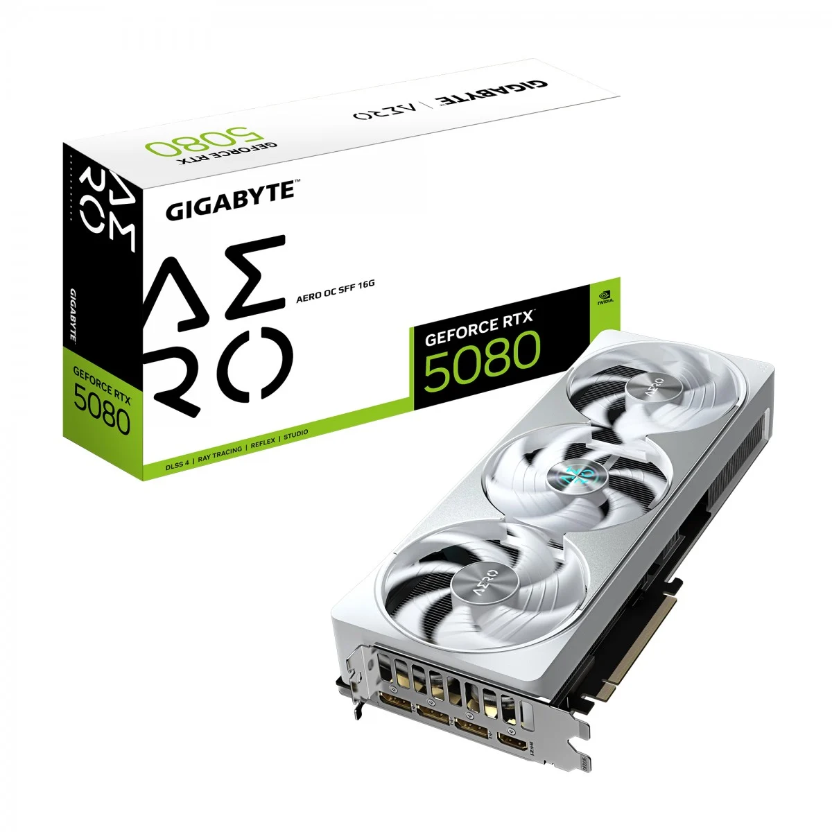 Gigabyte nVidia GeForce RTX 5080 AERO OC SFF 16GB GDDR7, PCI-E 5.0/256 bit, HDMI/3xDP
