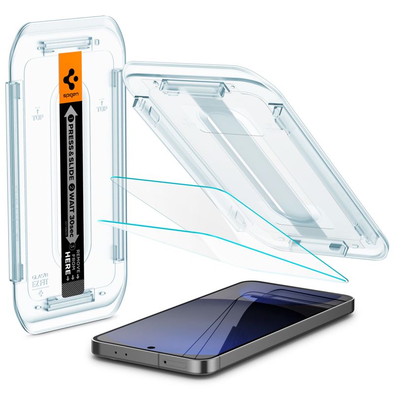 Spigen Glass tR EZ Fit 2 Pack, transparency – Samsung Galaxy A56 5G/S24 FE (AGL08729)
