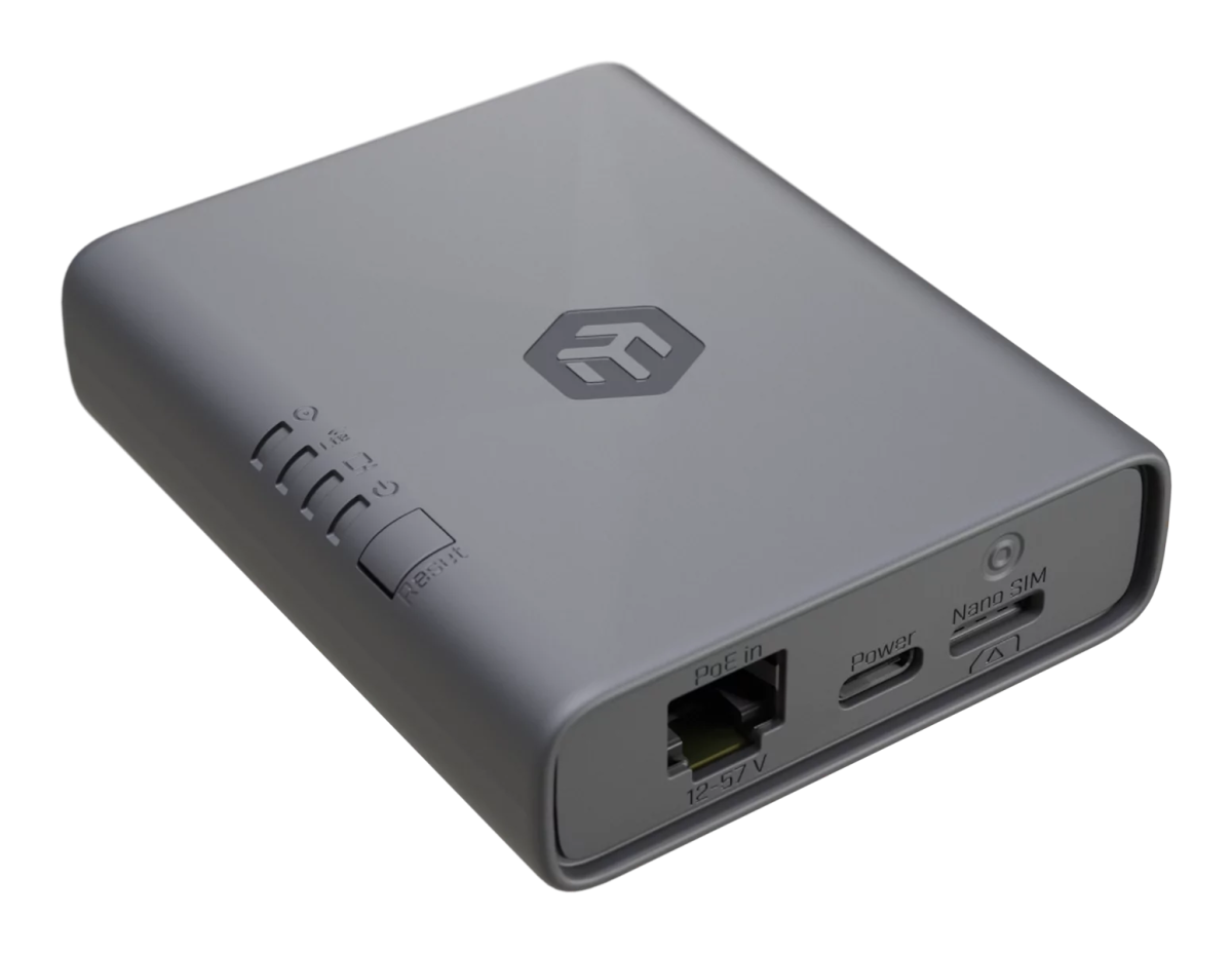 Mikrotik EC25-EU&KNe KNOT Embedded LTE4, industrijski LTE Cat4 IoT gateway, 256/512GB, Ethernet/ Bluetooth/GPS, NanoSIM/eSIM, PoE