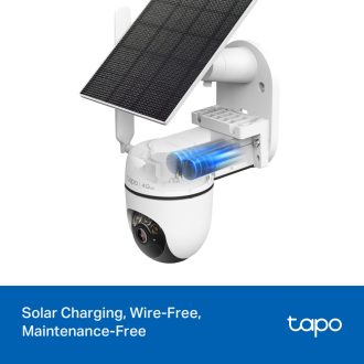 TP-Link Tapo C615G  kamera + Tapo A201 Solar panel 2K 3MP, 4G LTE, Color Night Vision, microSD, 2×Spotlights, dvosmjerni audio, detekcija pokreta, vodootporna IP65, Wi-Fi, Tapo app