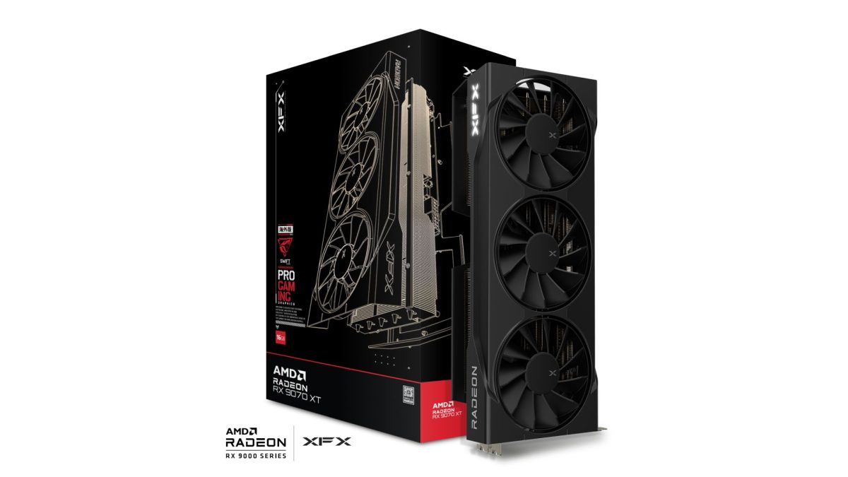 XFX Radeon RX 9070 XT Triple Fan 16GB GDDR6, PCIe 5.0×16, 1×HDMI/3×DP SI ONLY, BULK