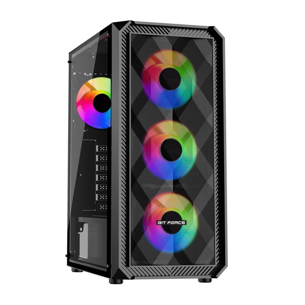 BIT FORCE računalo GAMER PC Ryzen 5 5500, 32GB DDR4, 1TB SSD, RTX 5060 8GB, Win 11 Pro