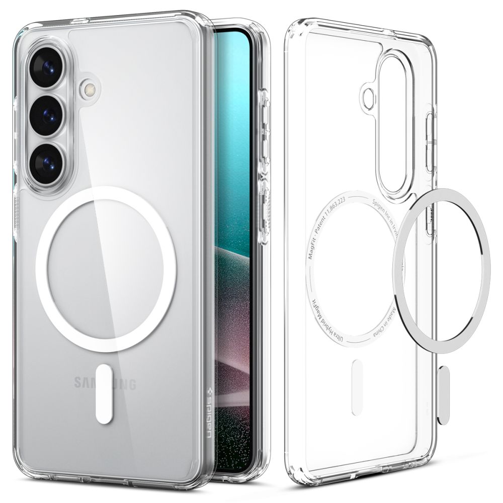 Spigen Ultra Hybrid MagSafe, clear white – Samsung Galaxy S26+ ACS10709